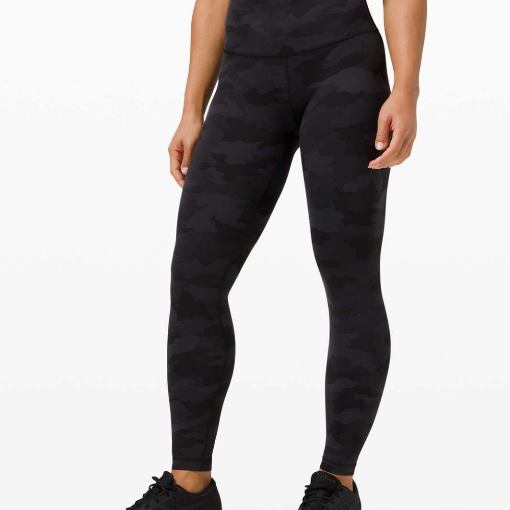 Lululemon Wunder Train High-Rise Tight 28"Heritage 365 Camo Deep Coal Multi - Picture 4 of 11